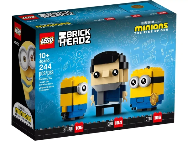 BrickHeadz 40420 Набор Lego 40420 BrickHeadz «Гру, Стюарт и Отто»