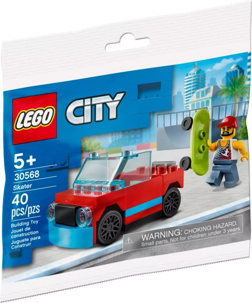 Полибэги LEGO 30568 Набор LEGO 30568-1 «Скейтбордист»