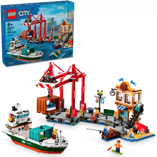 City 60422 Набор LEGO 60422 «Морской порт с грузовым судном»