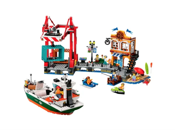 City 60422 Набор LEGO 60422 «Морской порт с грузовым судном»
