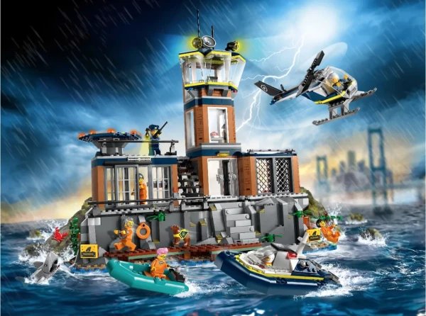 City 60419 Набор LEGO 60419 «Полицейский тюремный остров»