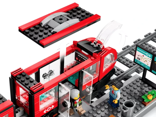 City 60423 Набор LEGO 60423 «Трамвай и станция в центре города»