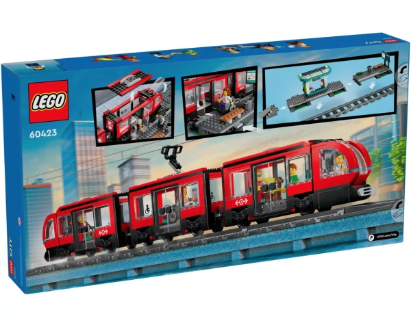 City 60423 Набор LEGO 60423 «Трамвай и станция в центре города»