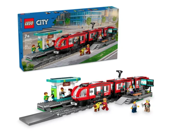 City 60423 Набор LEGO 60423 «Трамвай и станция в центре города»
