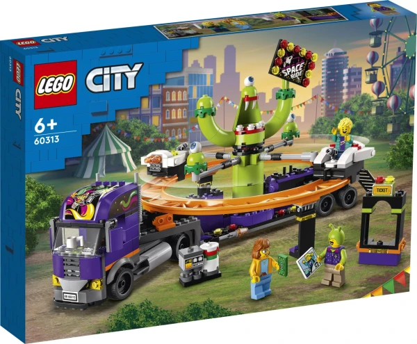 City 60313 Грузовик с аттракционом Космические горки