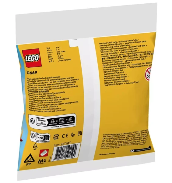 Полибэги LEGO 30669 Набор LEGO 30669 «Знаменитый красный самолет»