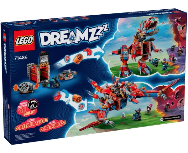 DREAMZzz 71484 Набор LEGO 71484 «Робот-динозавр Купера C-Rex»