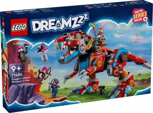 DREAMZzz 71484 Набор LEGO 71484 «Робот-динозавр Купера C-Rex»