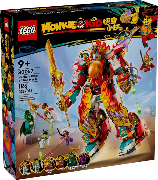 Monkie Kid 80057 Набор LEGO 80057 «Огненное кольцо Нежи»