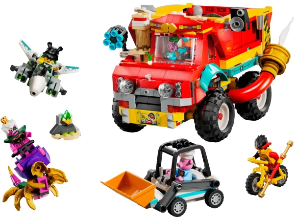 Monkie Kid 80055 Набор LEGO 80055 «Силовой грузовик команды Монки Кида»