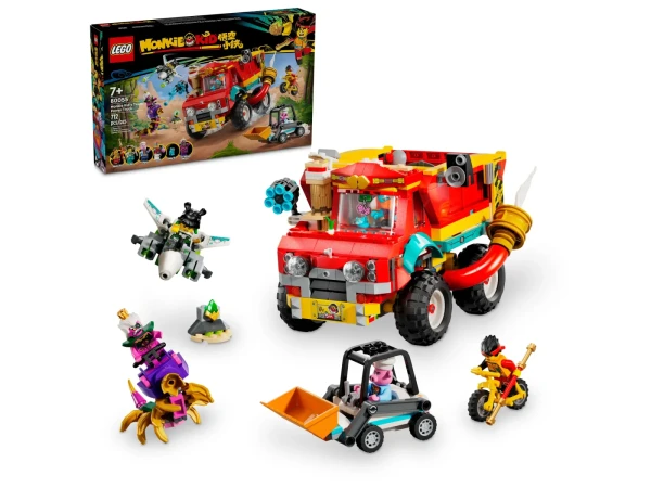 Monkie Kid 80055 Набор LEGO 80055 «Силовой грузовик команды Монки Кида»