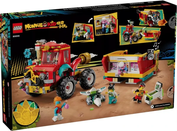 Monkie Kid 80055 Набор LEGO 80055 «Силовой грузовик команды Монки Кида»