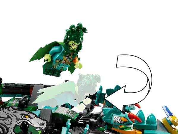 Monkie Kid 80056 Набор LEGO 80056 «Девятиглавый зверь»
