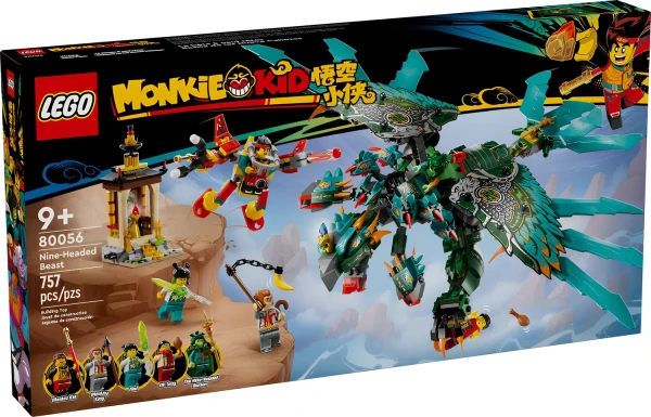 Monkie Kid 80056 Набор LEGO 80056 «Девятиглавый зверь»