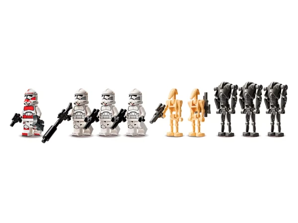 Star Wars 75372 Боевой набор солдат-клонов и боевых дроидов