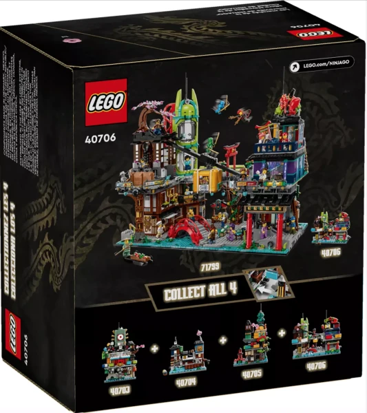 NINJAGO 40706 Рынки города Микро-НИНДЗЯГО