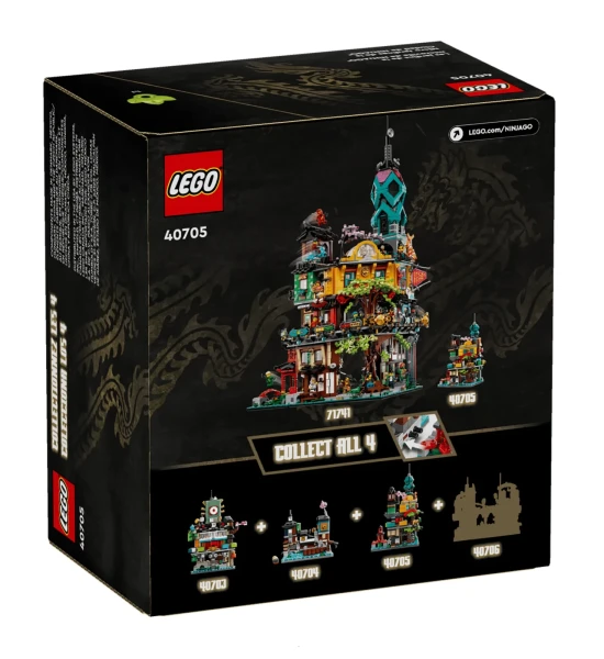 NINJAGO 40705 Микро Городские сады Ниндзяго