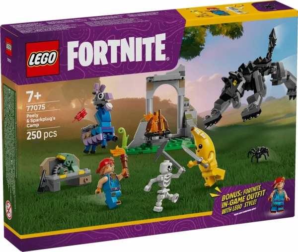 Fortnite 77075 Набор LEGO 77075 «Лагерь Пилли и Спаркплага»