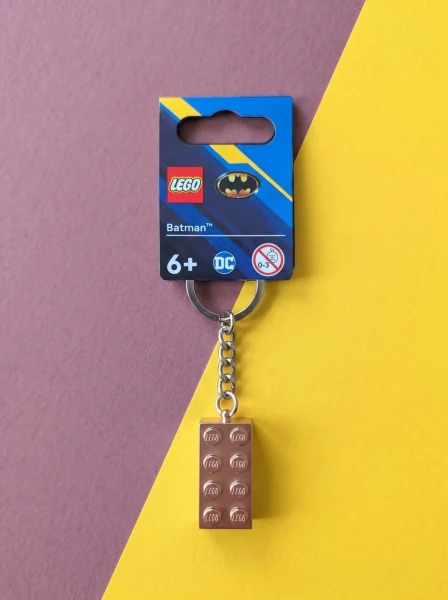 Брелки LEGO 853793 Брелок LEGO 853793 2x4 «Розовое золото»