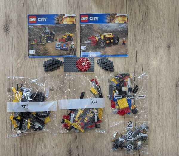 УЦЕНКА 60186987 НАБОР БЕЗ КОРОБКИ LEGO City 60186 «Горнодобывающая машина»