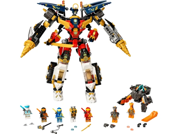 УЦЕНКА 71765987 НАБОР БЕЗ КОРОБКИ «LEGO 71765 Ninja Ultra Combo Mech»