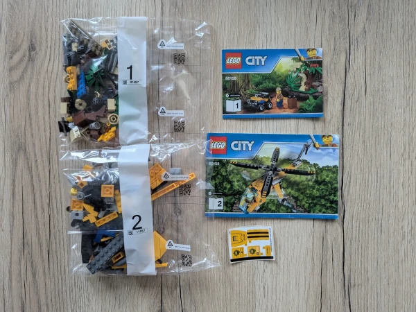 УЦЕНКА 60158987 НАБОР БЕЗ КОРОБКИ «LEGO City 60158 Грузовой вертолет»