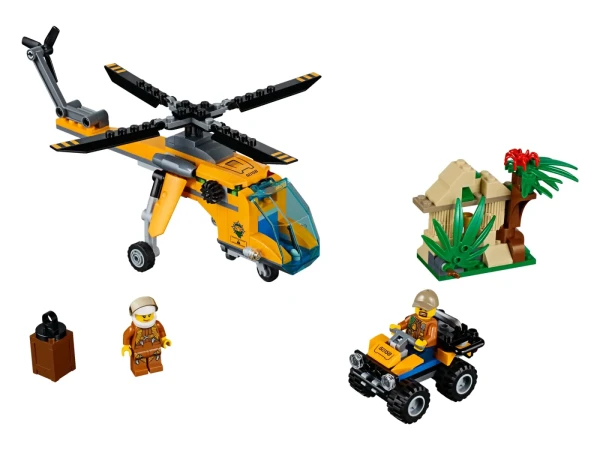 УЦЕНКА 60158987 НАБОР БЕЗ КОРОБКИ «LEGO City 60158 Грузовой вертолет»
