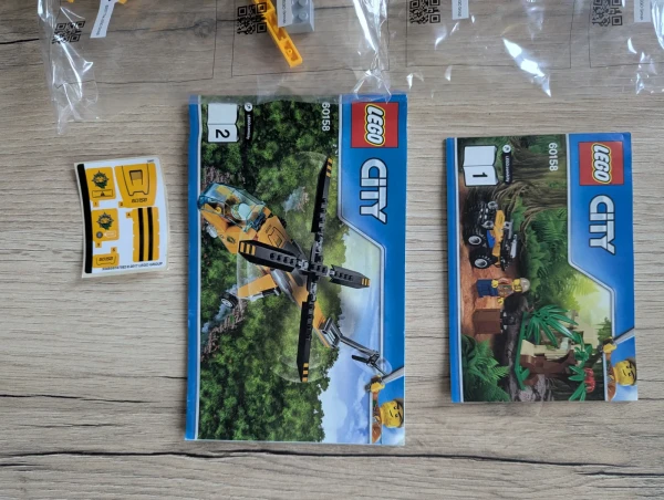 УЦЕНКА 60158987 НАБОР БЕЗ КОРОБКИ «LEGO City 60158 Грузовой вертолет»