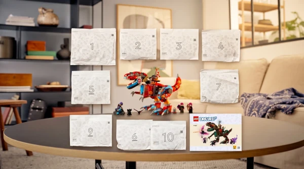УЦЕНКА 71484987 НАБОР БЕЗ КОРОБКИ «LEGO 71484 Робот-динозавр Купера C-Rex»