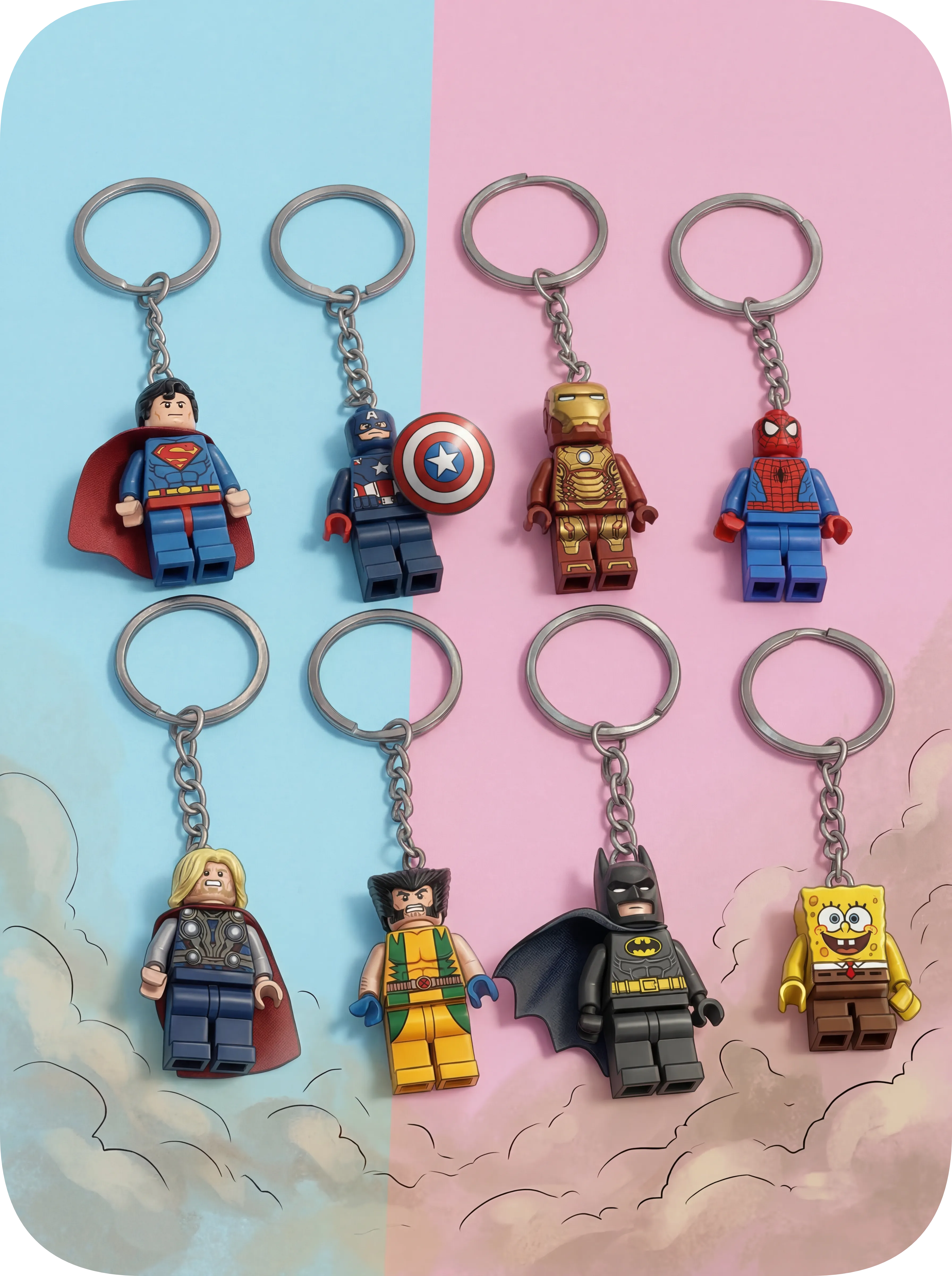 LEGO Брелки