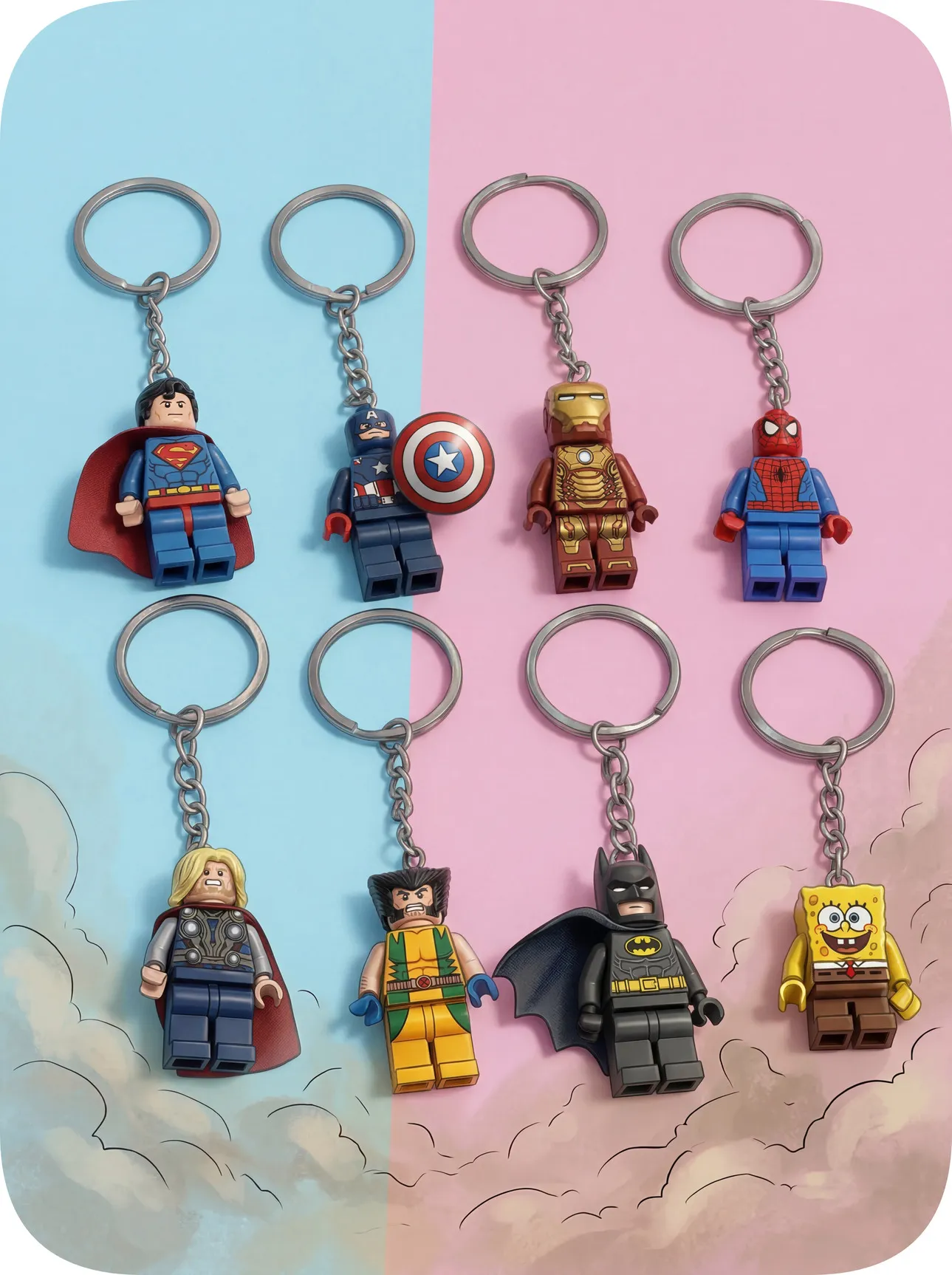 Брелки LEGO