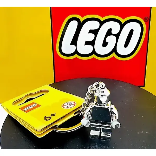Брелки LEGO 854305 Серебряная минифигурка LEGO (Фото 2)