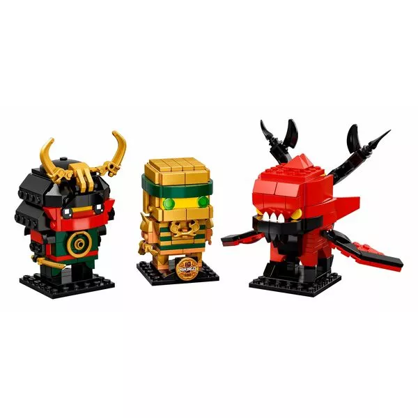 BrickHeadz 40490 Эксклюзивный набор LEGO BrickHeadz 40490 "Ninjago 10" (Фото 3)
