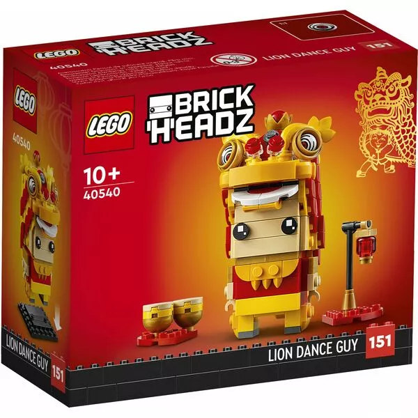 BrickHeadz 40540 Набор LEGO BrickHeadz 40540 «Танцующий лев» (Фото 1)