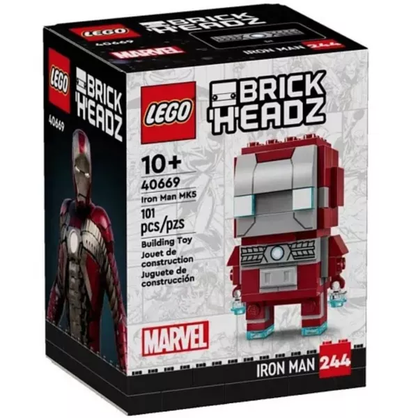 BrickHeadz 40669 LEGO BrickHeadz 40669 "Железный Человек MK5" (Фото 1)
