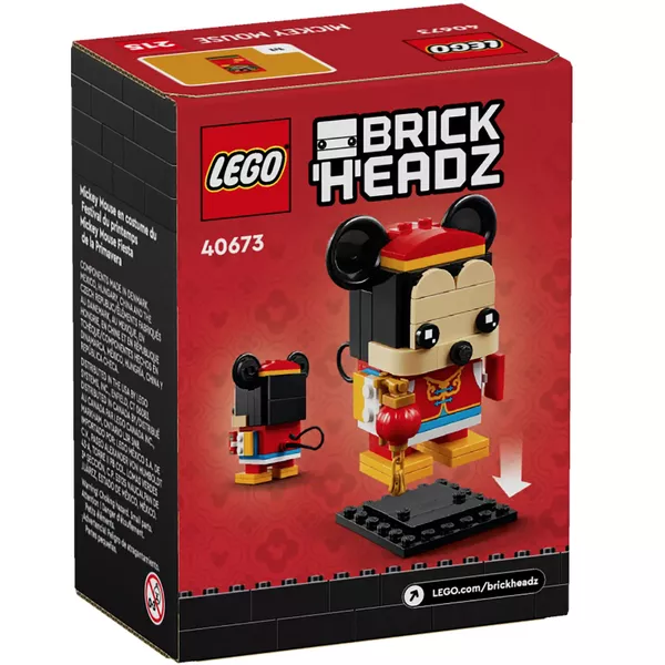 BrickHeadz 40673 Набор LEGO 40673 «Микки Маус на Весеннем фестивале» (Фото 2)