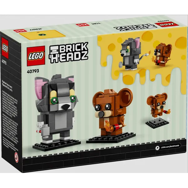 BrickHeadz 40793 Фигурки Тома и Джерри (Фото 4)