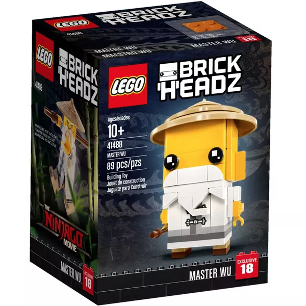 BrickHeadz 41488 Конструктор LEGO BrickHeadz 41488 «Мастер Ву»