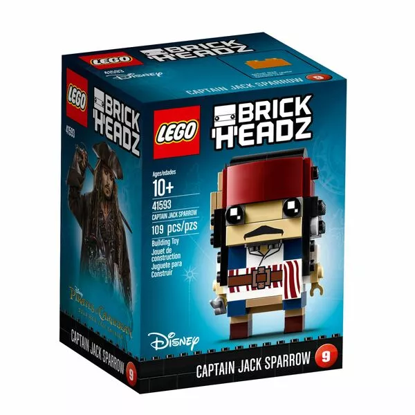 BrickHeadz 41593 Редкий Набор LEGO BrickHeadz 41593 «Капитан Джек Воробей»