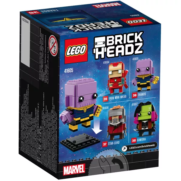 BrickHeadz 41605 Редкий набор LEGO BrickHeadz 41605 «Танос» (Фото 2)