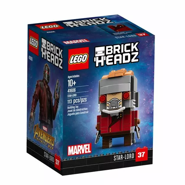 BrickHeadz 41606 Набор LEGO BrickHeadz 41606 «Звёздный лорд» (Фото 1)