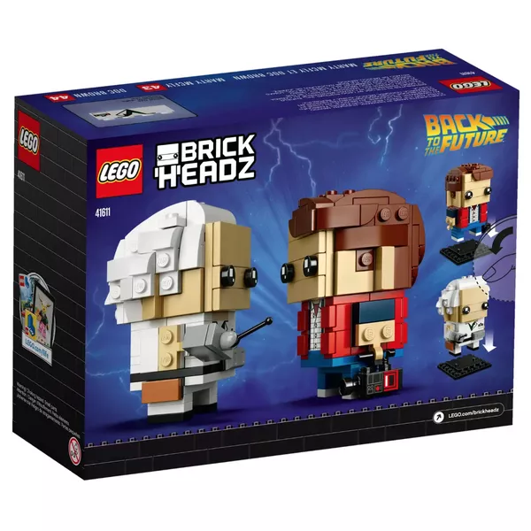 BrickHeadz 41611 Набор LEGO 41611 «Марти Макфлай и Док Браун» (Фото 2)