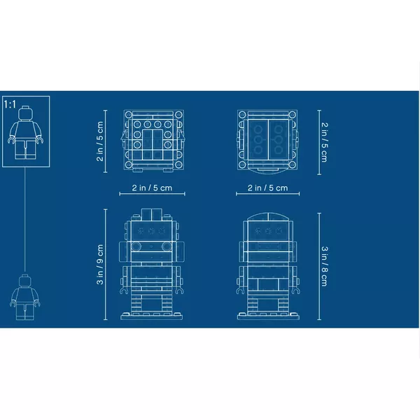 BrickHeadz 41613 LEGO BrickHeadz 41613 «Мистер Исключительный и Фреон» (Фото 4)