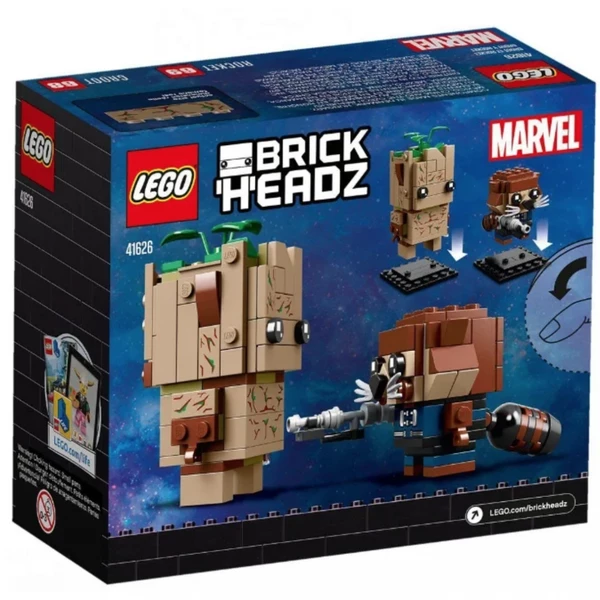 BrickHeadz 41626 Грут и Ракета (Фото 2)