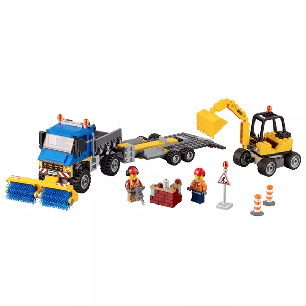 City 60152 Редкий раритетный набор LEGO City 60152 «Уборочная техника» (Фото 13)