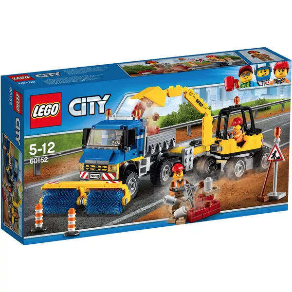 City 60152 Редкий раритетный набор LEGO City 60152 «Уборочная техника» (Фото 2)