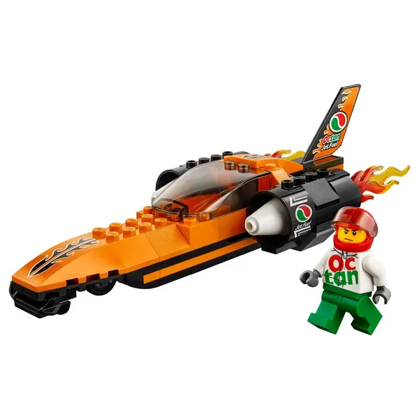 City 60178 Набор LEGO 60178 «Автомобиль, устанавливающий рекорд скорости» (Фото 2)
