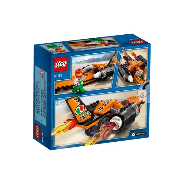 City 60178 Набор LEGO 60178 «Автомобиль, устанавливающий рекорд скорости» (Фото 6)