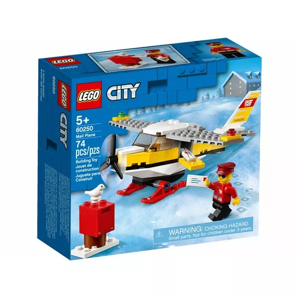 City 60250 Набор LEGO 60250 «Почтовый самолет»