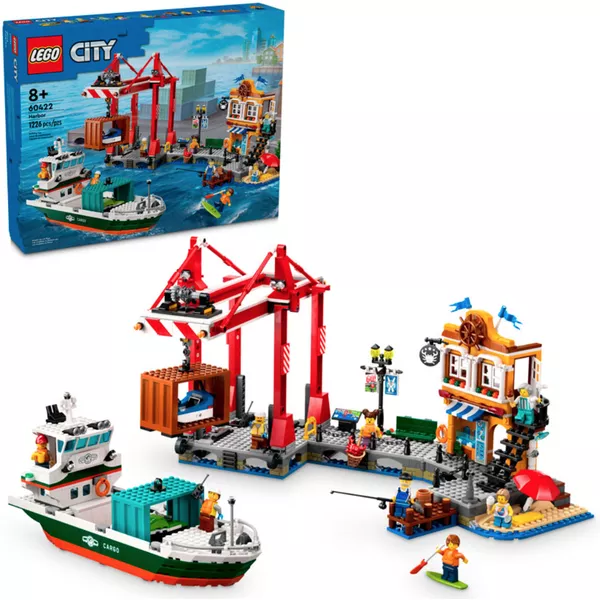 City 60422 Набор LEGO 60422 «Морской порт с грузовым судном»